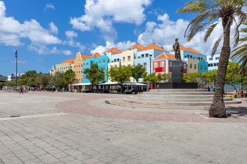 Obraz premium Walk through the district Otrobanda of Willemstad, Curacao