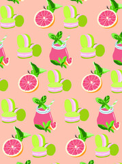 Seamless_pattern_with_juice_and_grapefruit_on_the_pink_background