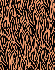 Seamless zebra pattern, animal print.
