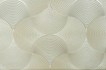 Ceramic tiles with semicircular patterns. Tile texture for design.