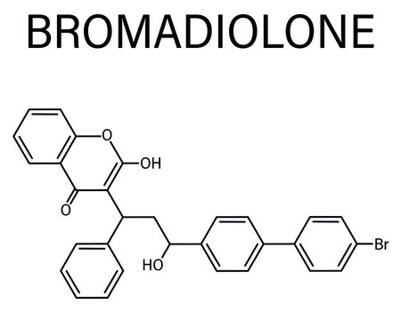 Bromadiolon () Bromadiolon