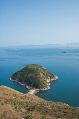Fototapeta premium Tiny island in south of Hong Kong Island