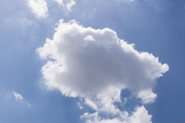 Blue sky with white clouds