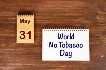 Obraz premium World No Tobacco Day