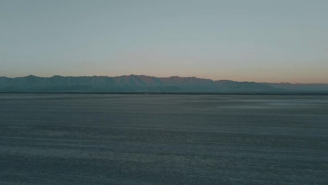 drone sunrise thought desert laguna salada