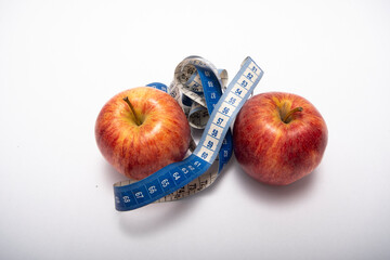 pear, apple, symbolizing human overweight