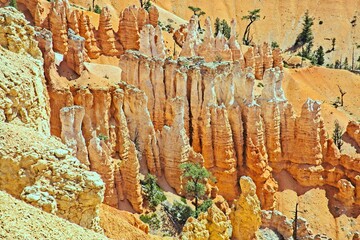 Bryce Canyon National Park, Utah. Giant natural amphitheaters, hoodoos, delicate and colorful...