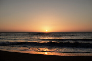 Amanecer en la playa