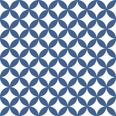 シームレスの七宝模様デザイン