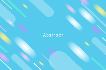 Abstract 背景　水色　カラフル