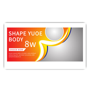 shape your body social media post template