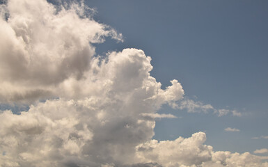 blue sky with clouds