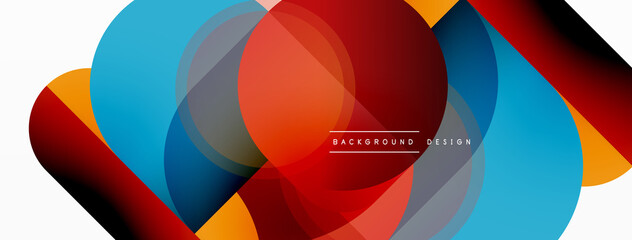 Geometrical minimal wallpaper. Geometric shapes. Vector illustration for wallpaper banner background or landing page