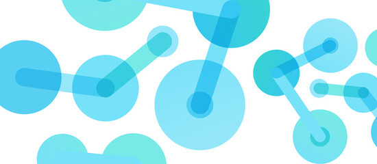 Network concept abstract background. Dots connection. Big data idea. Business template for wallpaper, banner, background or landing