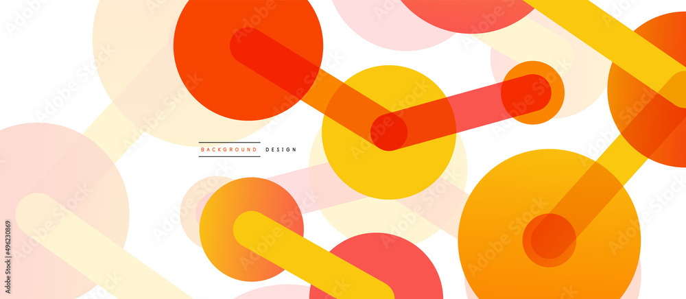 Aufkleber network concept abstract background. dots connection. big data idea. business template for wallpaper