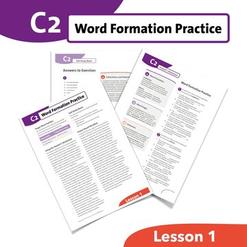 C2 Proficiency Word Formation Practice 1
