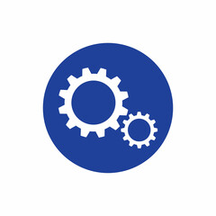 Gear logo icon design vector background template