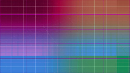 Abstract glitch art grid background image.