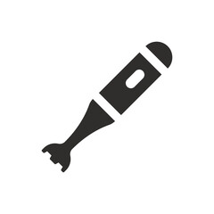 Hand blender icon on white background