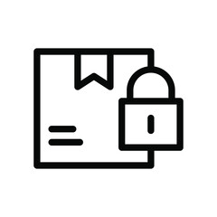 protection line icon illustration vector graphic