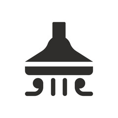 Vacuum cleaner icon on white background