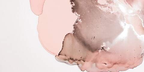 Alcohol Inks. Delicate Acrylic Smooth. Splash