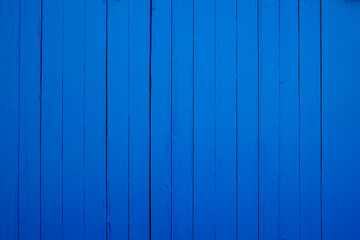 blue plank wooden wall texture with natural patterns background