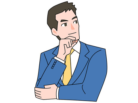 顎に手を当てる Images Browse 299 Stock Photos Vectors And Video Adobe Stock