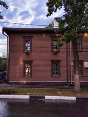 beautiful old wooden house