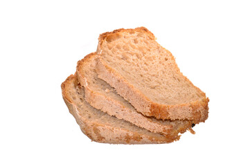 bread isolated on white background
