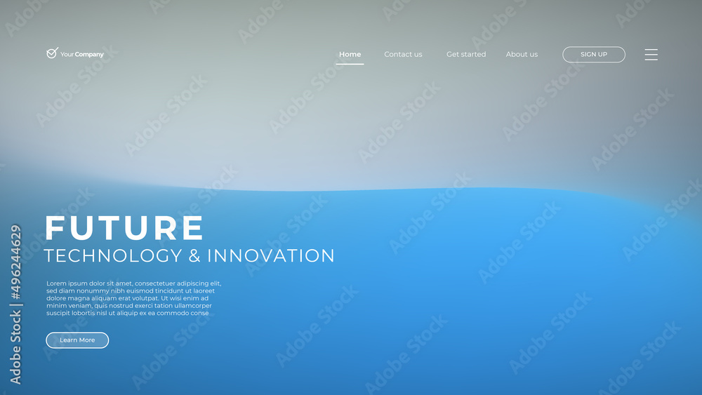 Wall mural web page design templates for business, finance and marketing. modern vector illustration concepts f