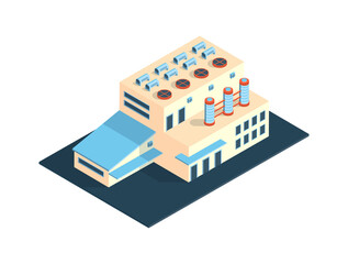 Isometric Factory Building