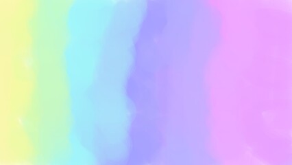 Abstract soft blend watercolor of rainbow pattern. Quotes and presentation types based background design. It is suitable for wallpaper, quotes, website, opening presentation, personal profile, etc. © Moolecule Studio