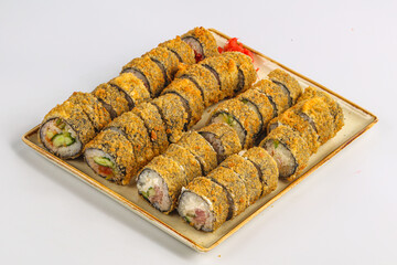 Japanese tempura rill with fish