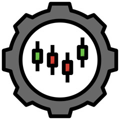 CONFIGURATION filled outline icon,linear,outline,graphic,illustration