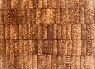 a wooden surface consisting of small rectangles