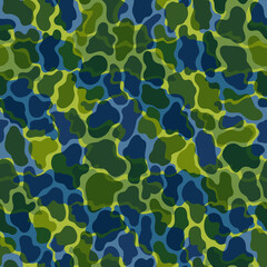 Seamless abstract pattern background. Decorative design freehand creative paint. Texture chaotic element.