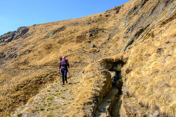 Obraz premium Trincee della Frontiera Nord, o Linea Cadorna, Prima Guerra Mondiale