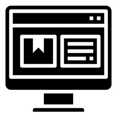 COMPUTER glyph icon,linear,outline,graphic,illustration