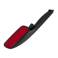 Clothes care brush on a white isolated background. Brush for pimples on clothes.