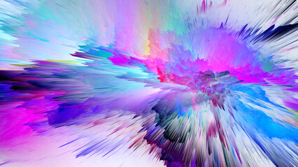 Modern Abstract Background With Colorful Effect, 3D Illustration, Beautiful Wallpaper