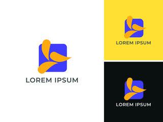 Obraz premium ILLUSTRATION SIMPLE BUSINESS LOGO DESIGN VECTOR