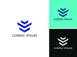 ILLUSTRATION SIMPLE BUSINESS LOGO DESIGN VECTOR