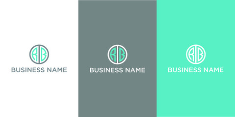 RB Logo, Letter R And Letter B In Unity, Initial Letter Logo