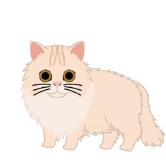 ペルシャの猫イラスト