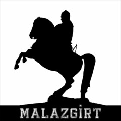 Statue of turkish hero on horse, Alp Arslan (honorific in Turkic meaning 