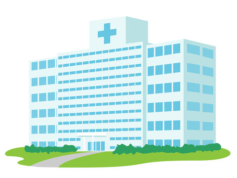 病院 総合病院 大病院 大学病院 建物 イラスト素材 Stock Vector Adobe Stock