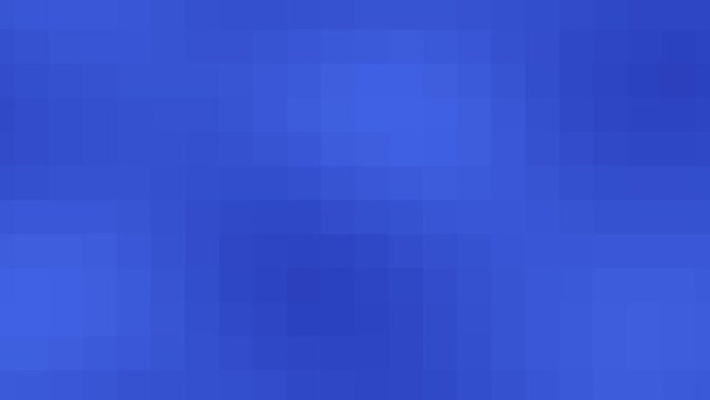 Pixelated dark navy blue wavy water animation