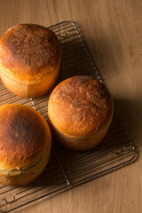Three Easter cakes on the grill