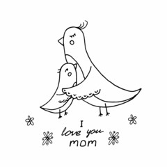 
mother's day illustration